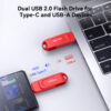 001 KOOTION 16G USB2.0 Dual Connector 2 in 1 USB Flash Drive
