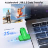 KOOTION 64G USB2.0 Dual Connector 2 in 1 USB Flash Drive