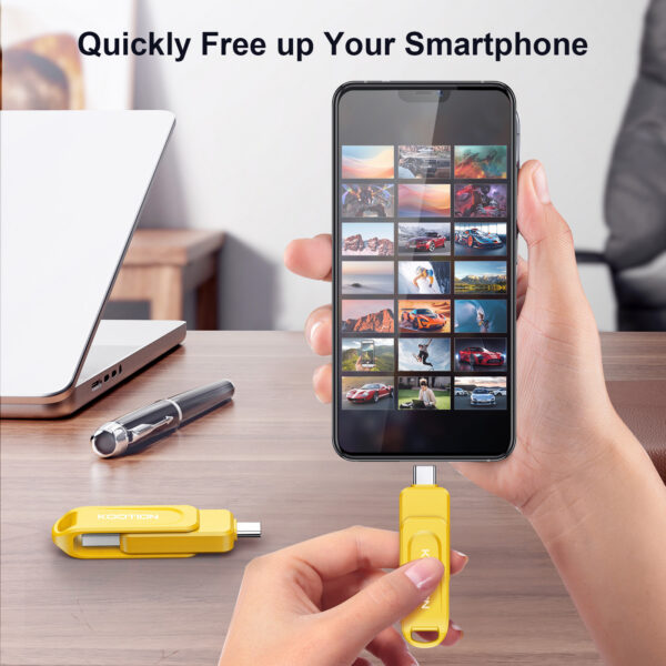 KOOTION 32G USB2.0 Dual Connector 2 in 1 USB Flash Drive