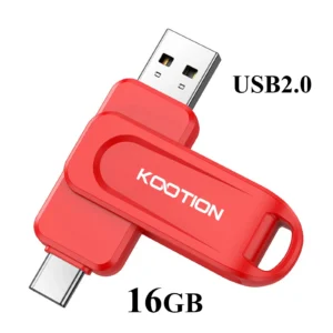 16GB USB2.0 OTG 2 in 1