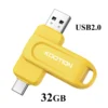 32GB USB2.0 OTG 2 in 1
