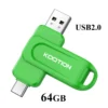 64GB USB2.0 OTG 2 in 1
