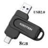 8GB USB2.0 OTG 2 in 1