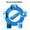 KOOTION 16G USB2.0 Dual Connector 2-in-1 USB Flash Drive
