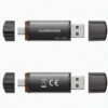 AURORADOR 64G USB2.0 Dual Connector 2 in 1 USB Flash Drive