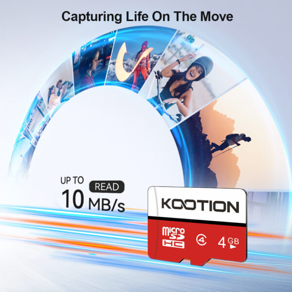 KOOTION 4GB Class 4 Micro SD Memory Card