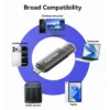 KOOTION 128G USB3.2 Gen1 Dual Connector 2 in 1 OTG Flash Drive